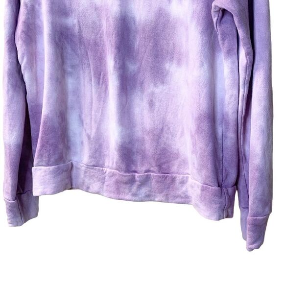 Women’s Sundry Lilac Purple Tie Dye Pullover Sweatshirt - Picture 4 of 8